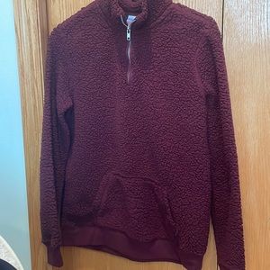 Red Soft Quarterzip.